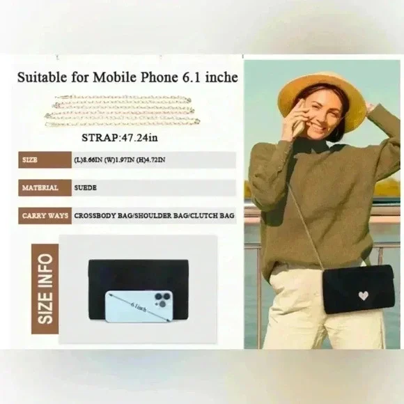 Women Faux Suede Evening Clutch Bags Formal Party Wedding Purses Barbie NWT - Picture 14 of 16